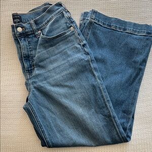 J. Crew Factory Classic Wide Leg Blue Jeans
